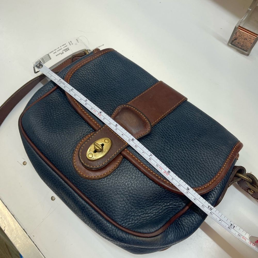 Coach Blue and Brown Leather Crossbody Bag - Picture 6 of 8